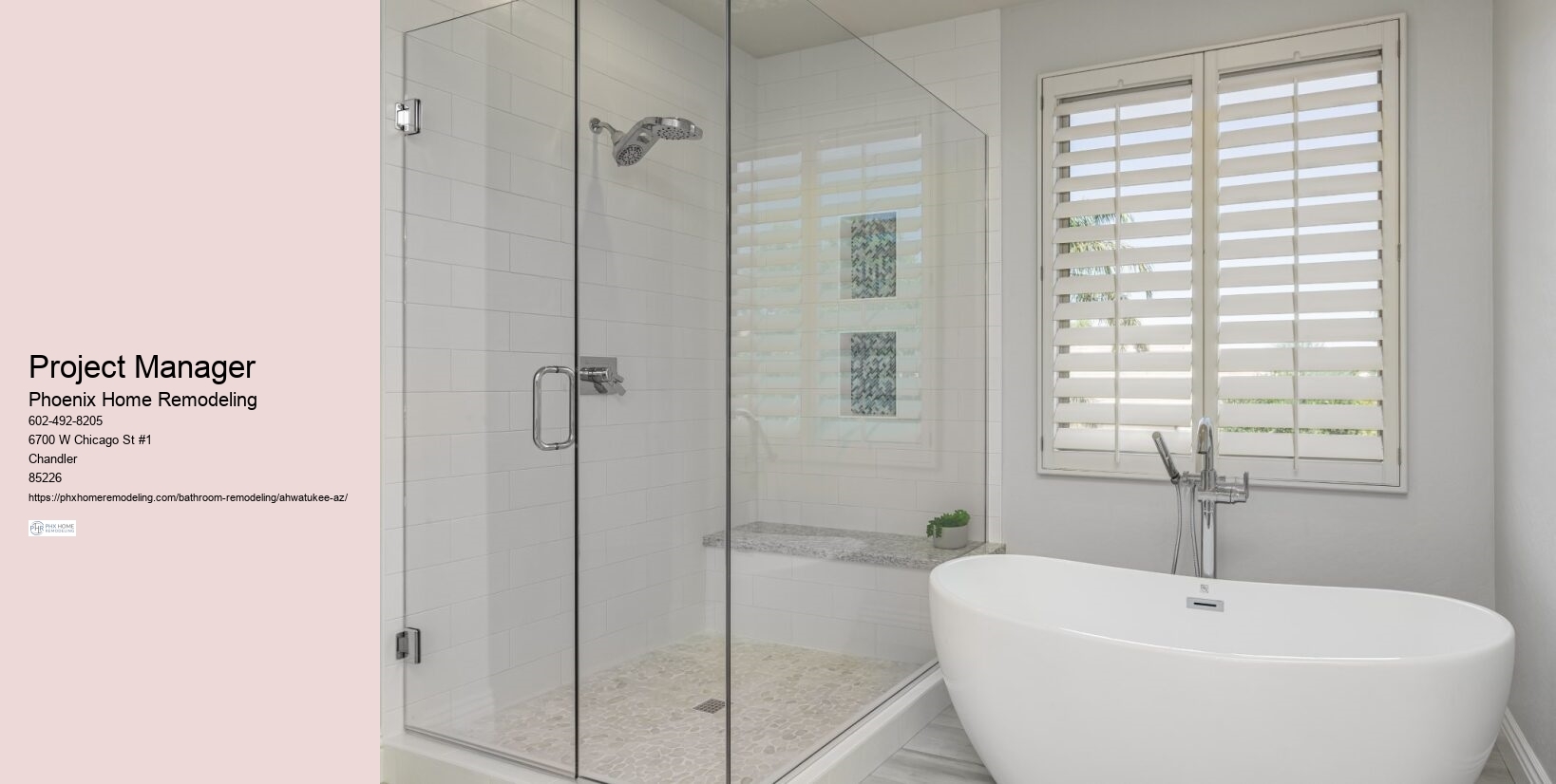 Bathroom Improvement Cost In Ahwatukee Arizona